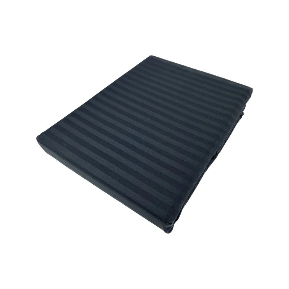 Комплект постельного белья SoundSleep Stripe Dark Grey сатин-страйп семейный 160х220 см темно-серый (94247954)